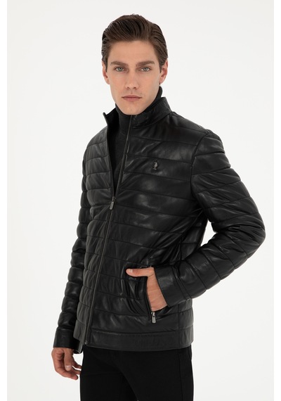 U.s. Polo Assn. Erkek Siyah Deri Mont-kaban 50297160-001 001sıyah