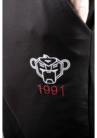 Mode Xl Büyük Beden Erkek Şort 1991 Model 23410 Sıyah Siyah