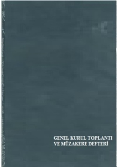 Genel Kurul Top. Ve Müz. Deft. 96 Yp Ciltli Özkan Koyu Lacivert