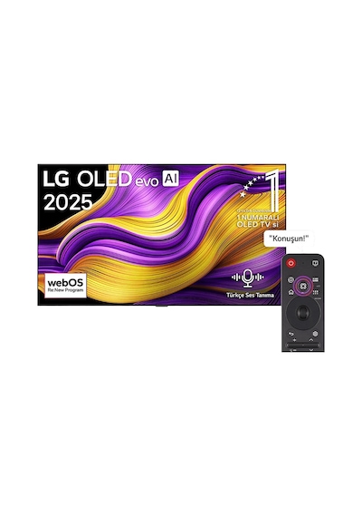 LG OLED77G55LW 77" 195 Ekran 4K Smart Sihirli Kumanda Uydu Alıcılı Webos25 OLED Evo Tv