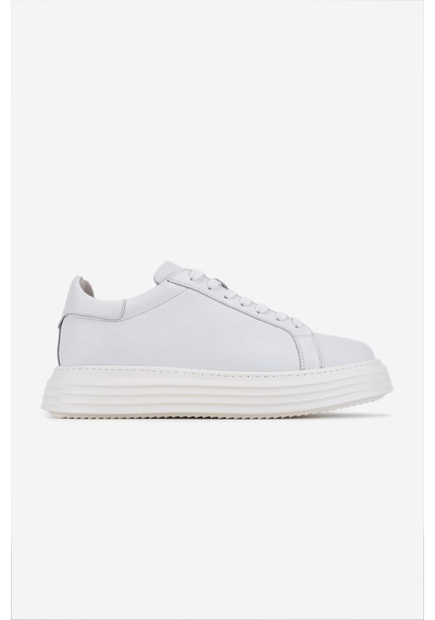 Valmenti Erkek Hakiki Deri Beyaz Sneakers & Spor Ayakkabı 04 1108 Erk Ayk Y26 Beyaz Fltr/ Dr Beyaz