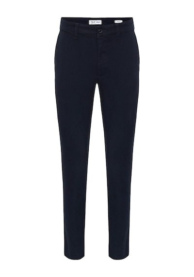 Süvari Lacivert Slim Fit Armürlü Pantolon