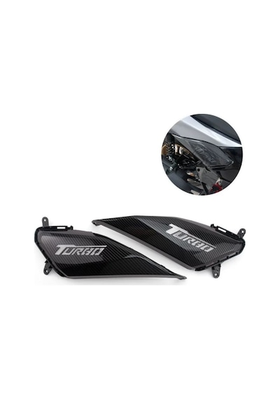 Nmax Techmax 125/155 2025-2026 Sele Altı Yan Aksesuar Karbon Kapak Seti