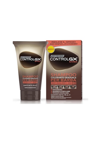 Control Gx Grey Reducing Sakal, Zarif, Doğal Görünümlü Sonuç, Tüm Renk Tonları, 118 Ml.