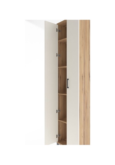 Arges Dolap 4 Raflı 2 Kapaklı 60x30x243 Çam-aytaşı Çam