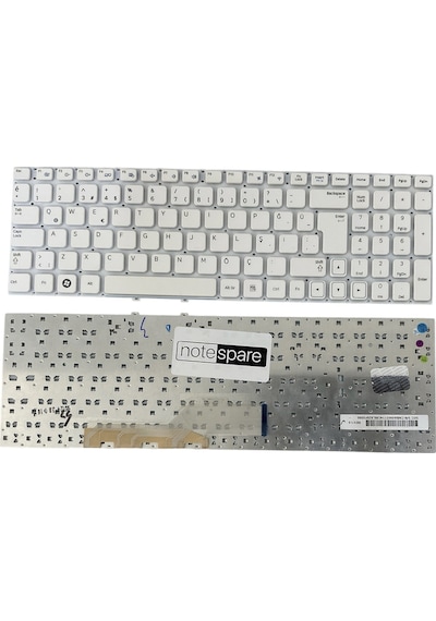 Samsung Uyumlu Np300e5x-a02tr, Np300e5x-s02tr, Np300e5z-a02tr Klavye Tr Beyaz