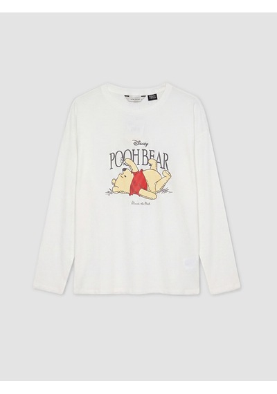 Lcw Young Ekru Winnie The Pooh Baskılı Kadın Pijama Üst