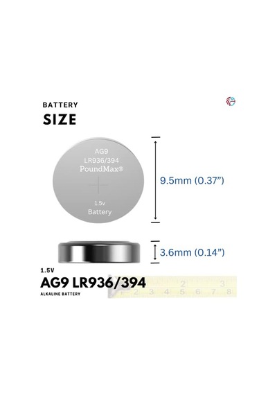 Lr45 Lr936 394 1.5v - Alkalin Düğme Piller 1x 10'lu Paket