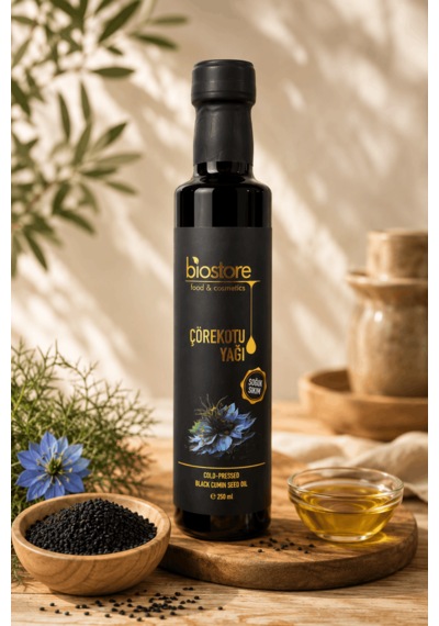 Biostore Soğuk Sıkım Çörek Otu Yağı 250 Ml