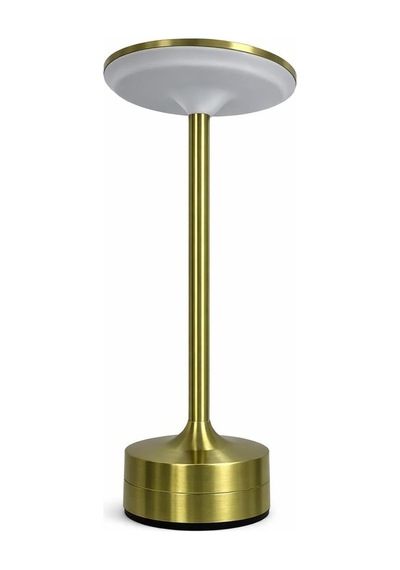 Led Dimli 3 Renk Dekoratif Masa Lambası Dokunmatik Şarj Edilebilir Type-c 28cm Çok Renkli