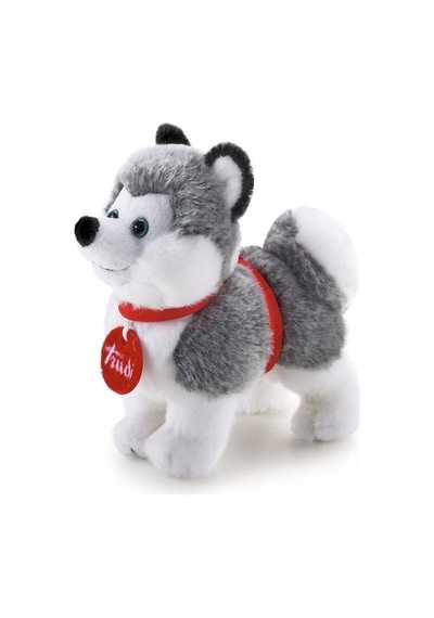 Peluş Husky 15 Cm Gri