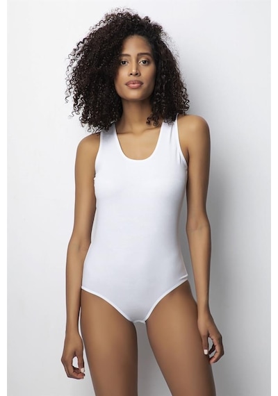 6 Adet Özlem Bayan Geniş Askılı Çıtçıtlı Body Çıtçıtlı Bady 301 001