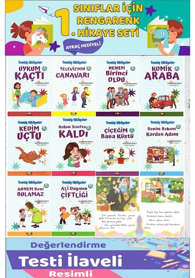 1.sınıflar İçin Aziz Sivaslıoğlu'nun Kaleminden Tombiş Hikayeler