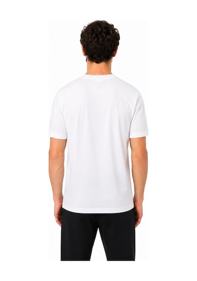 TOMMYLIFE Tommy Life Basic Erkek Tshirt Bisiklet Yaka Beyaz 88454