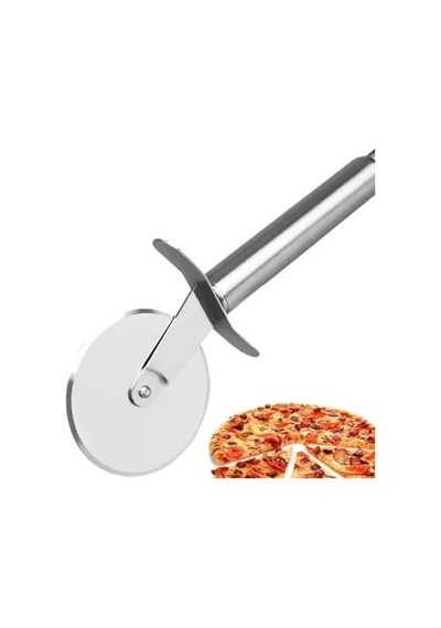 Mybru Paslanmaz Çelik Pizza Ve Hamur Kesici Büyük Boy