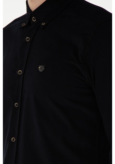 U.s. Polo Assn. Erkek Siyah Gömlek Desenli 50291395-vr046 Siyah U.s. Polo Assn. Erkek Siyah Gömlek Desenli 50291395-vr046 Siyah