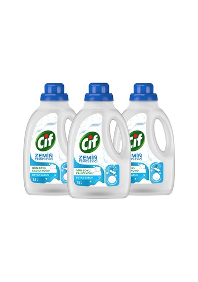 Zemin Temizleyici Beyaz Sabun 1500 Ml X3 Diğer