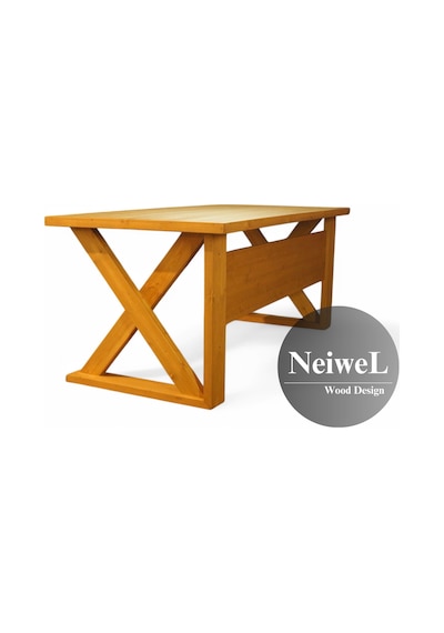 Neiwel Ares X Ahşap Ofis Ve Çalışma Masası x 80 x 240 Açık Ceviz