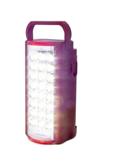 2606l Usb Şarj Çıkışlı Super 18 Led 80 Saat Akülü Şarjlı Işıldak Kırmızı