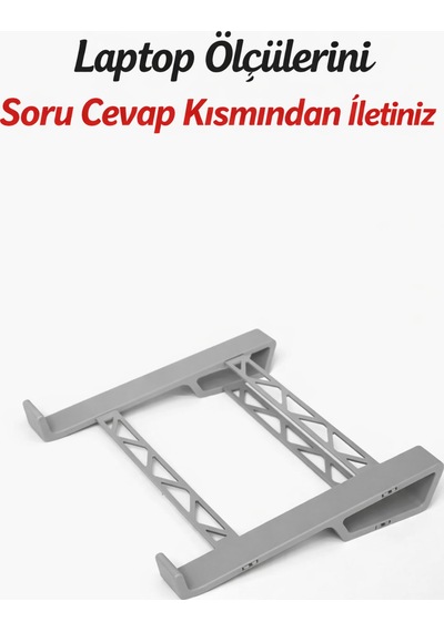 Özel Tasarım Laptop Standı V2 Ayarlanabilir Ergonomik Laptop Yükseltici Havalandırmalı Stand