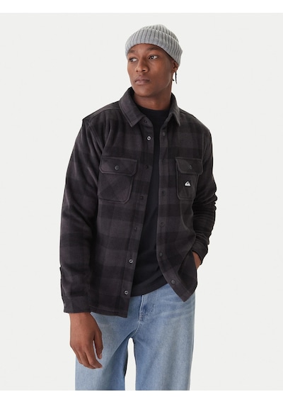 Quiksilver Quıksılver Berıng Straıt Check Shırt Anthracite - Pattern 1 Erkek Polar Ceket Eqypf03075-6454 Siyah Melanj Quiksilver Quıksılver Berıng Straıt Check Shırt Anthracite - Pattern 1 Erkek Polar Ceket Eqypf03075-6454 Siyah Melanj