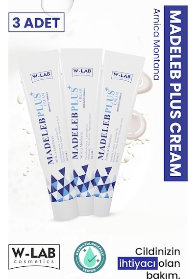 W-Lab Cosmetics Madeleb Plus Krem 3 Lü Paket