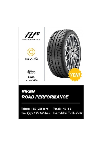 Riken 205/50R16 87V Road Performance Yaz Lastiği 2024