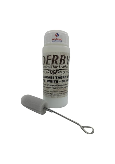 Derby Spor Ayakkabı Beyaz Taban Boyası 100 ML Beyaz