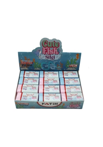 Fatih Silgi Cute Fish Pvc Soft Fs24 24'lü Paket