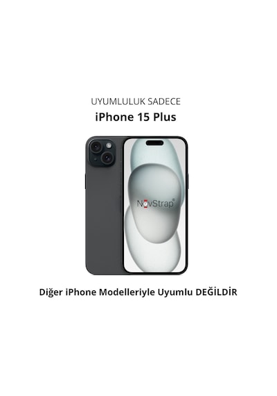 Novstrap Apple iPhone 15 Uyumlu Plus İle Ekran Koruyucu Mat Seramik Nano Esnek Cam