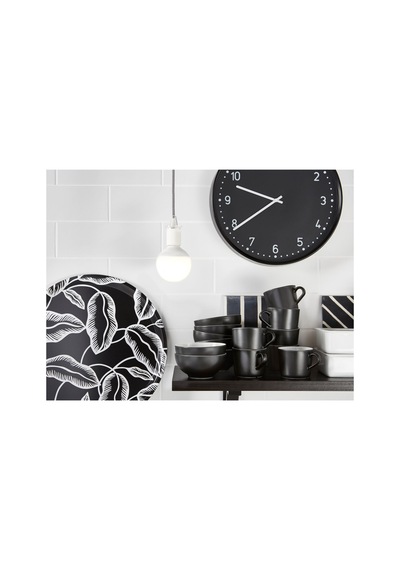Ikea Bondıs Duvar Saati 38 X 6 Cm Siyah