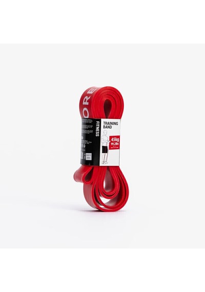 Decathlon Kırmızı Elastik Direnç Bandı - Yoga Pilates Fitness Egzersiz Bandı Kırmızı