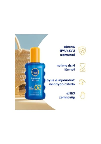 Yüksek Koruyucu Güneş Spreyi Spf50 - Suya Dayanıklı Formül