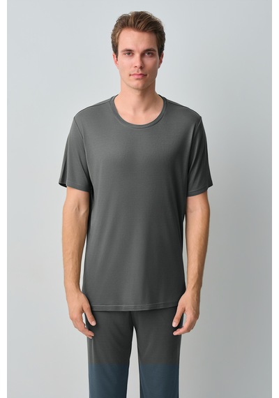 Suwen Ethan Erkek Modal Pijama Takımı Msh10510249055 Yeşil