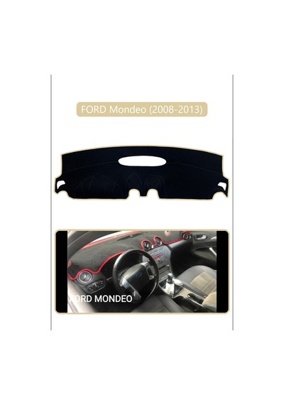 Ford Mondeo 2008-2013 Torpido Koruma Halısı Bej Kenar
