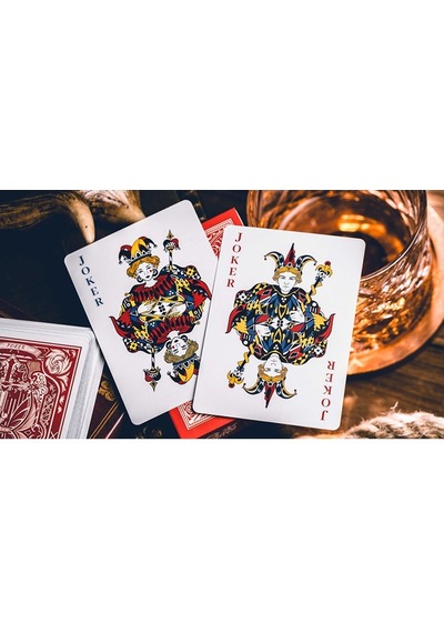 King Star Sanctuary Red Premium Oyun Kağıdı Limited Edition Koleksiyonluk İskambil Kartları