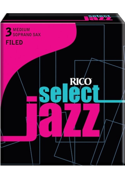 Rico Royal Select Jazz Filed Soprano Saxophone Reeds 3 - Medium S