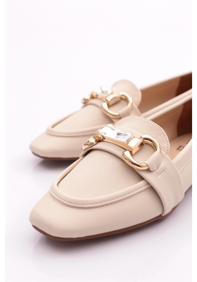 Dgn 5027 Kadin Loafer Ayakkabi Ten