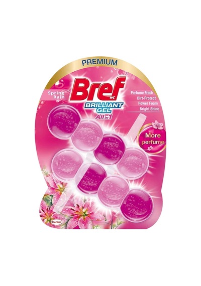 Premium Brilliant Gel Spring Rain Klozet Bloğu 2'li