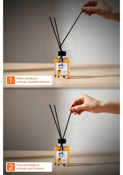 Ilgaz Reed Diffuser Oda Kokusu Bambu Çubuklu Tropikal Mango 110 ML
