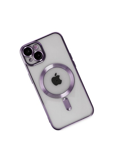 Apple iPhone Uyumlu 14 Kılıf Kross Magneticsafe Kapak - Mor