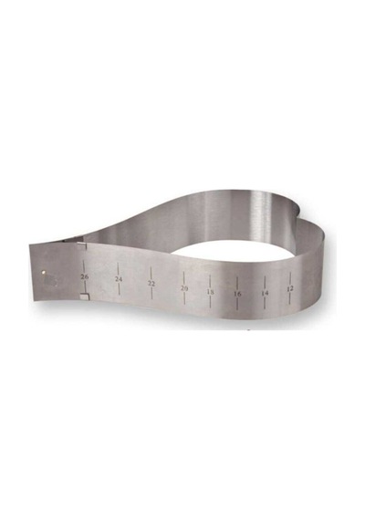 Ayarlı Çember Kalp 7 Cm Metal Metalik Diğer