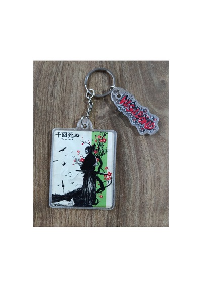 Owl Bag Vagabond - Musaşi Miyamoto Efsane Samuray Desenli Acrylic Anahtarlık Çanta Süsü Mıx