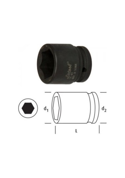Osaka Altı Köşe Lokma Anahtar 17mm 3/4" Ln34s17