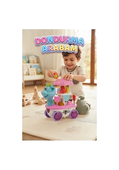 Tıfıl Toys Sesli Işıklı Benim Dondurma Arabam Evcilik Oyuncağı