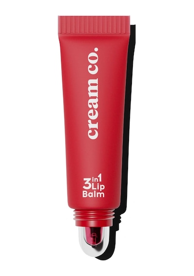 Cream Co. Nemlendirici Parlatıcı 3in1 Lip Balm, Dudak Bakım, Strawberry Sorbet Kırmızı, Hyaluronik Asit Seramid