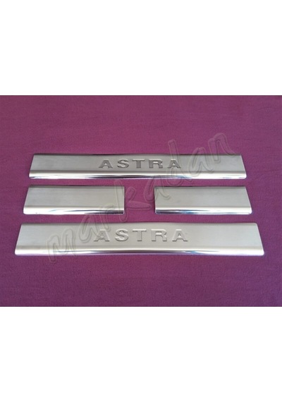 Woc Chrome Opel Astra J Krom Kapı Eşiği 2009-2016 4 Parça Paslanm