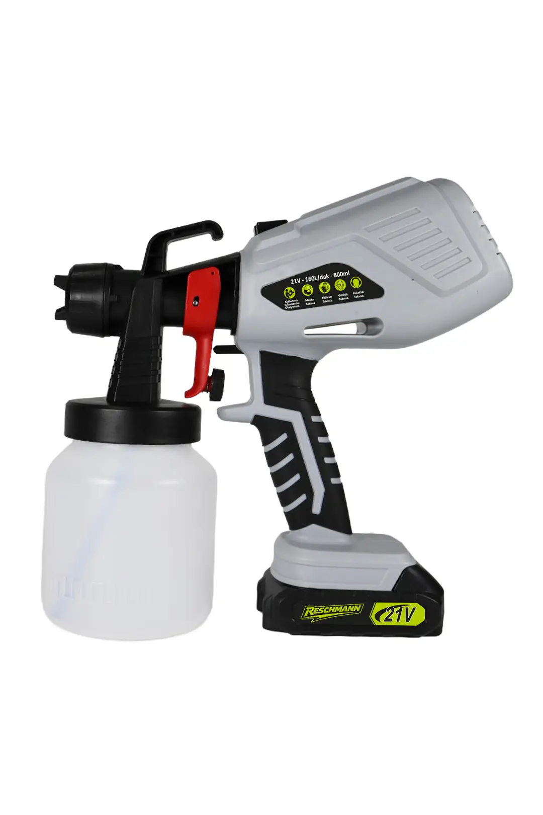 Reschmann R-2024 21V 800ML Şarjlı Boya Ve Su Püskürtme Makinesi