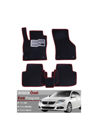 Renault Latitude 2010-2015 Uyumlu Eva Paspas Tam Set Oto Paspas,araca Özel 696