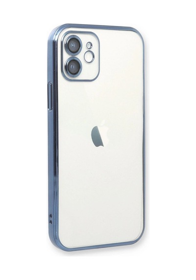 Apple iPhone Uyumlu  11 Kılıf Razer Lensli Silikon - Açık Mavi